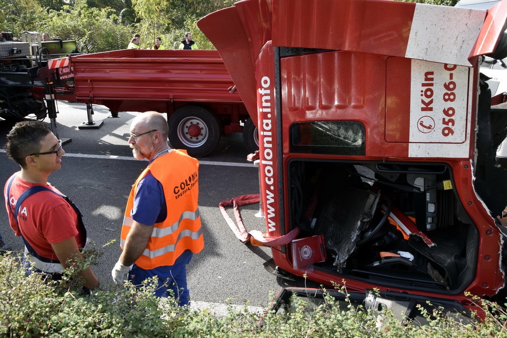 Schwerer VU PKlemm A 57 Rich Innenstadt Hoehe Koeln Chorweiler P082.JPG - Miklos Laubert